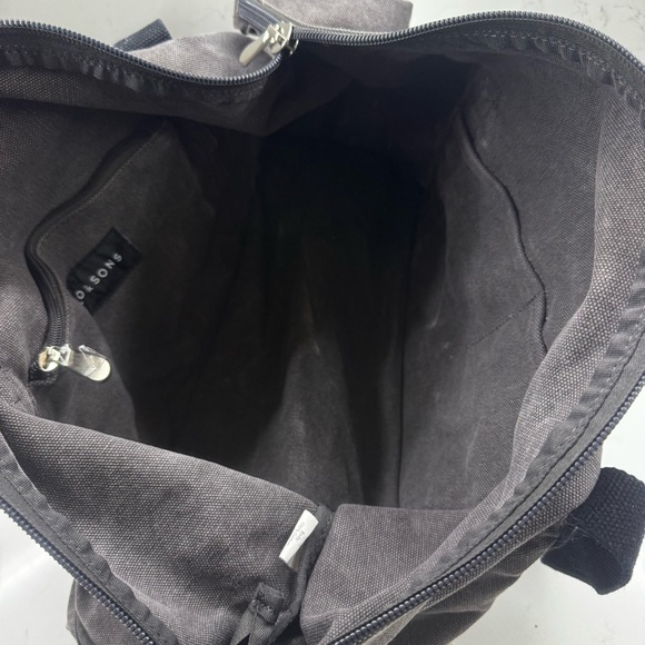 Lo & Sons Catalina Deluxe Canvas Bag in Midnight Ash - Picture 10 of 11